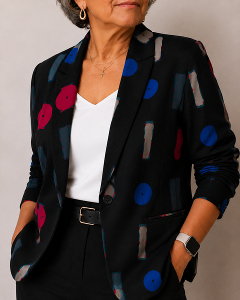 Black Abstract Jacket