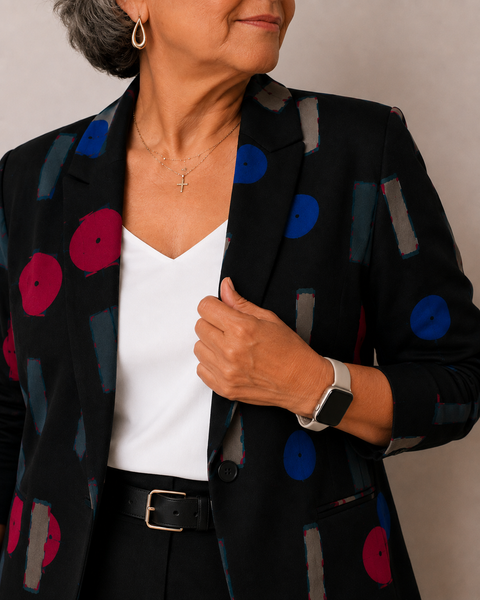 Black Abstract Jacket