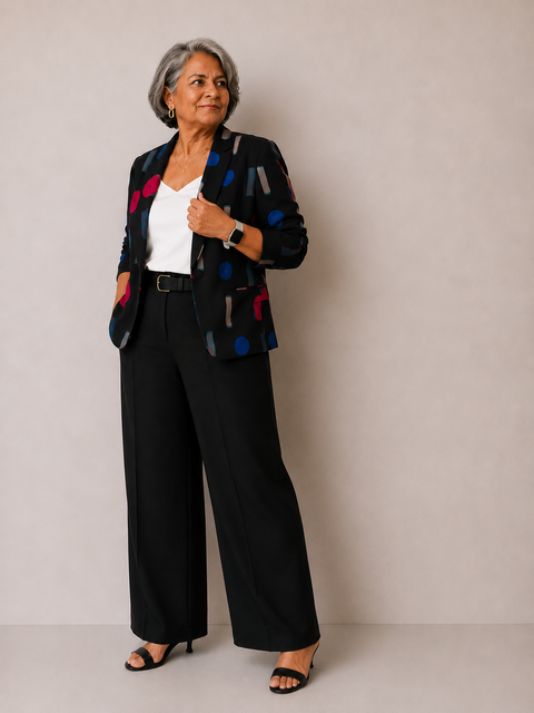 Black Abstract Jacket