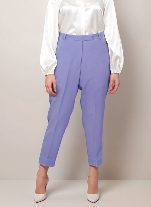 Classic Tapered Lavender Trousers