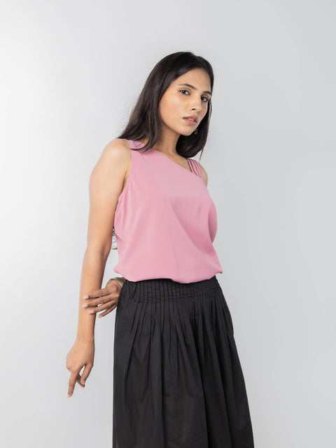 PINK STRAPY TOP