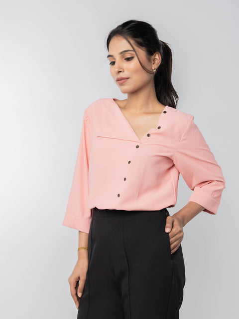 PEACH FLAP TOP