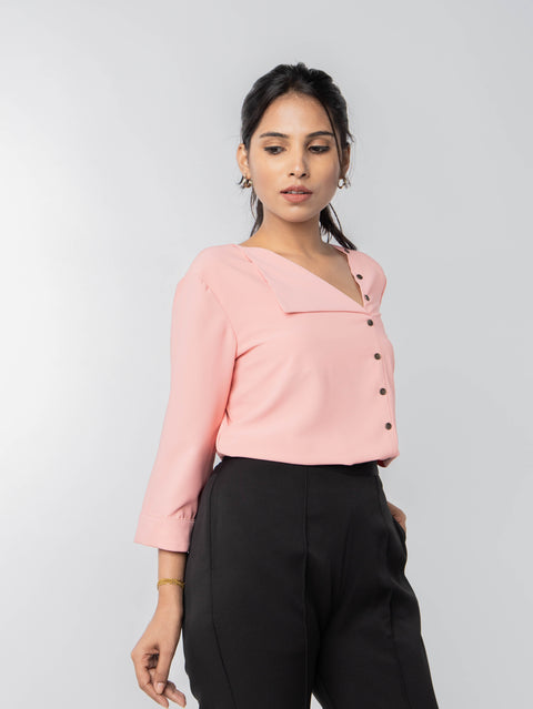 PEACH FLAP TOP