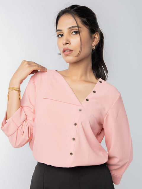 PEACH FLAP TOP