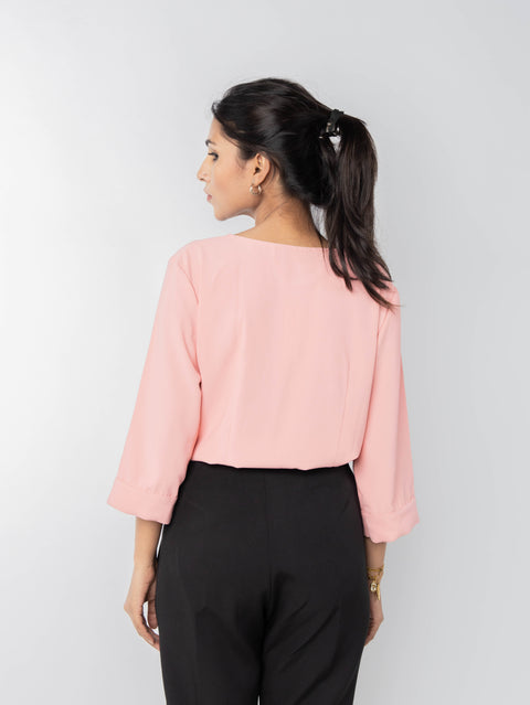 PEACH FLAP TOP