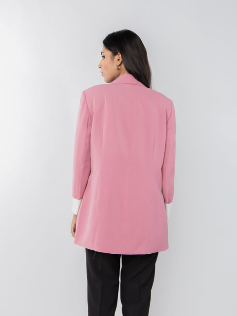 BLUSH PINK LIGHTWEIGHT JACKET