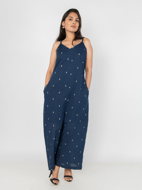 NAVY BREEZE JUMPSUIT
