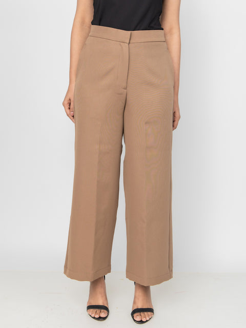BROWN WIDE LEG PANTS