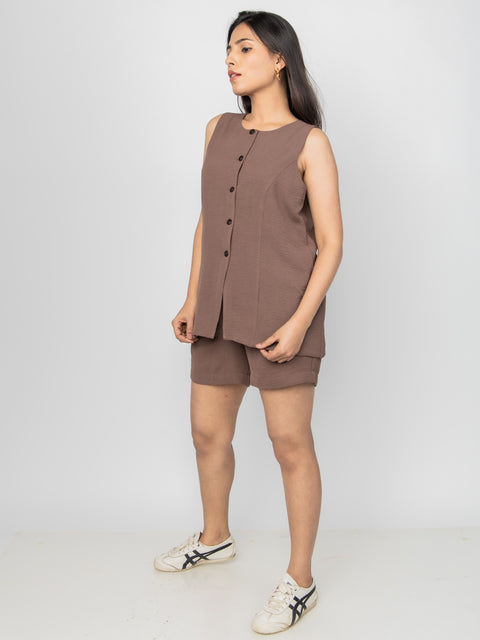 MOCHA MUSE SHORTS SET