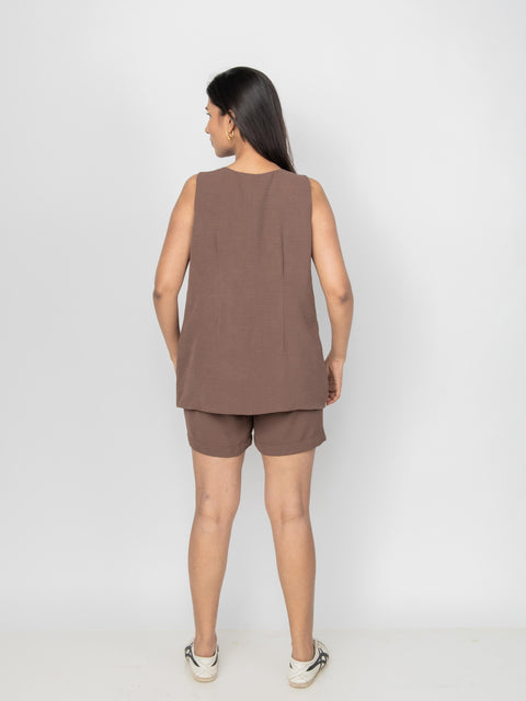 MOCHA MUSE SHORTS SET