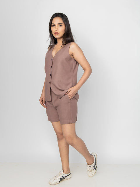 ROSEWOOD SHORTS CO-ORD  SET