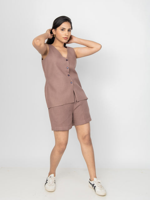 ROSEWOOD SHORTS CO-ORD  SET