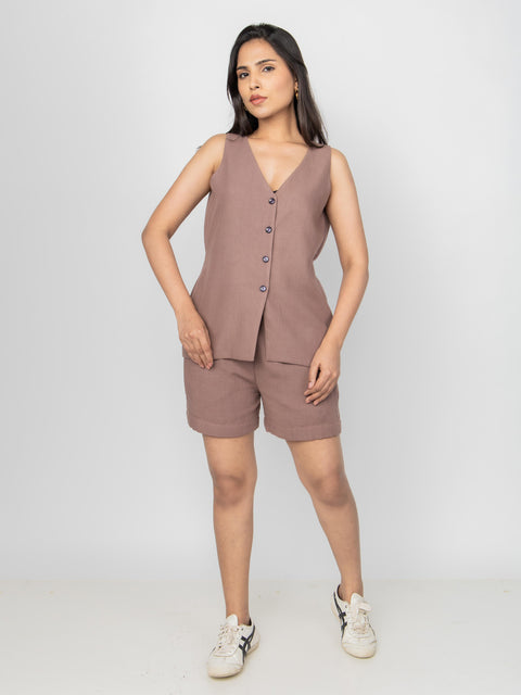 ROSEWOOD SHORTS CO-ORD  SET