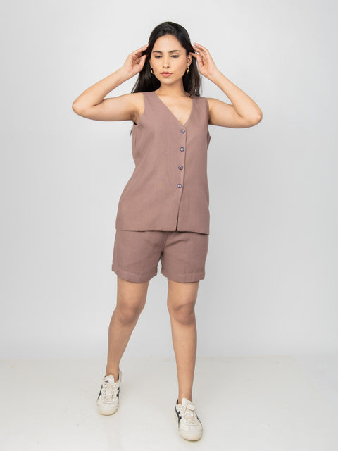 ROSEWOOD SHORTS CO-ORD  SET