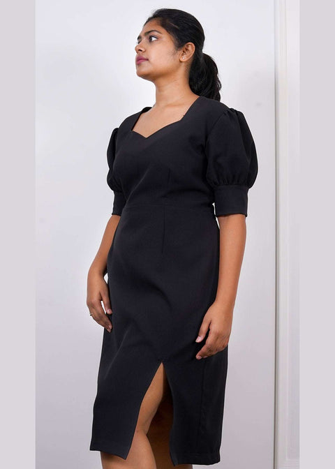 Timeless Black Straight Fit Dress