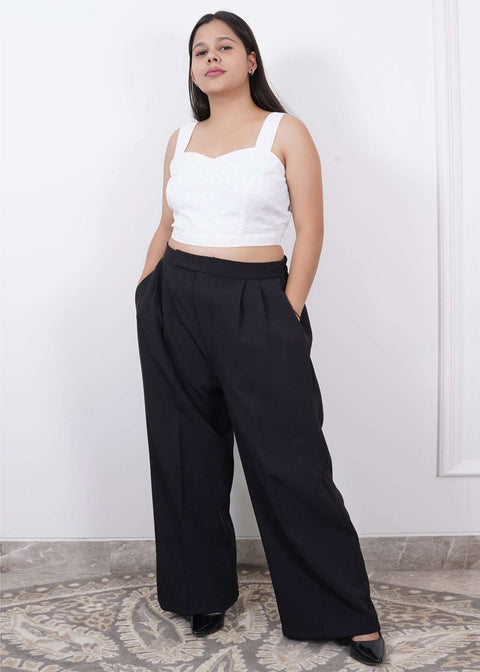 White Cotton Crop Top